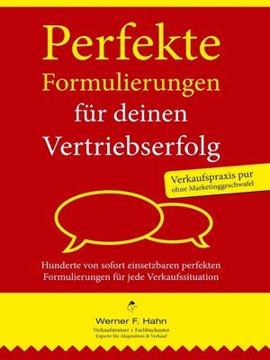 cover image of Perfekte Formulierungen für deinen Vertriebserfolg